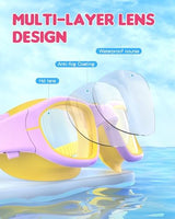 Kids Swim Goggles,Swimming Goggles for Kids 6-14, Anti-Fog UV Protection Pool Glasses for Boys Girls