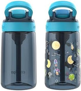 Contigo AutoSpout Water Bottle, 14oz, Pack of two, Blueberry/Blue Raspberry & Blueberry Nightfall