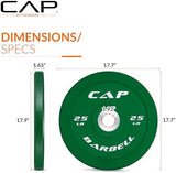 CAP Barbell Rubber Olympic Bumper Plate | Multiple Options/Colors