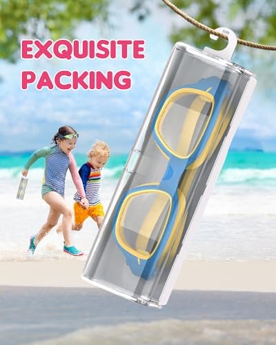 Kids Swim Goggles,Swimming Goggles for Kids 6-14, Anti-Fog UV Protection Pool Glasses for Boys Girls