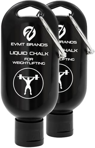Liquid Chalk, Mess Free Gym Chalk for Weightlifting, Gymnastics, Rock Climbing, Dancing, and Lifting. Sweat Resistant and Long Lasting for Stronger Hand Grip. Package May Vary.