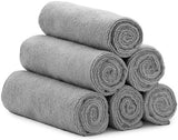 S&T INC. Microfiber Gym Towels, Yoga Towel for Home and Gym Bag, 16 Inch x 27 Inch, 6 Pack
