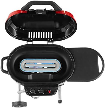 Coleman RoadTrip 225: Portable Propane Grill, Gas Grill with Push-Button Start, Foldable Legs & Wheels, Side Table, and 11k BTUs