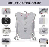 INOXTO Running Hydration Vest Backpack,Lightweight Insulated Pack with 1.5L Water Bladder Bag Daypack for Hiking Trail Running Cycling Race Marathon for Women Men