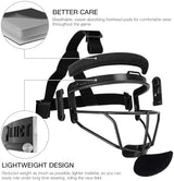 Dinictis Softball Face Mask, Lightweight, Comfortable, with Wide Field Vision, Durable and Safe Face Guards, Premium Protective Softball Fielder's Mask