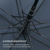 G4Free 47/54/62/68 Inch Automatic Open Golf Umbrella Oversize Extra Large Double Canopy Vented Windproof Waterproof Stick Umbrellas