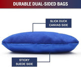 Dual Sided Corn Hole Bags Professional Cornhole Bags Set of 8 Regulation Corn Hole Bean Bags Slick and Stick