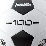 Franklin Sports Soccer Balls - Youth & Adult - Sizes 3, 4 & 5 - Single & Bulk Packs - Black & White