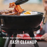 Coleman 4-in-1 Portable Propane Camping Stove, Includes Stove, Wok, Griddle & Grill; Camping Grill with Instastart Ignition, Grease Tray, & 7000 BTUs of Power for Camping, Tailgating, Grilling