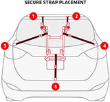 Allen Sports Deluxe+ 2-Bike Trunk Mounted Carrier