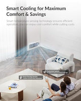 Super Quiet Register Booster Fan for 4" x 12" Register Holes, Smart Register Vent with Dual Intelligent Thermostat and WIFI App Control, Heating Cooling AC Vent Fan (White)