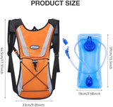 KUYOU Hydration Backpack Hydration Pack with 2L Water Bladder, Lightweight Insulation Water Backpack for Cycling,Hiking, Running,Climbing