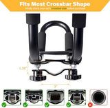 Kayak Roof Rack 2 Pairs J-Bar Carrier Holder for Canoe, SUV, Cars, Truck, Surf Ski, Car Top Mount Racks for Trip, Set of 4