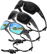 STORYCOAST Polarized Sports Sunglasses for Men Women Unbreakable Frame Cycling Fishing Driving