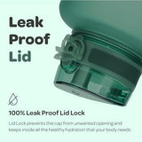 Hydracy Water Bottle with Time Marker -Large BPA Free Water Bottle & No Sweat Sleeve -Leak Proof Gym Bottle with Fruit Infuser Strainer & Times to Drink -Ideal for Fitness Sports & Outdoors