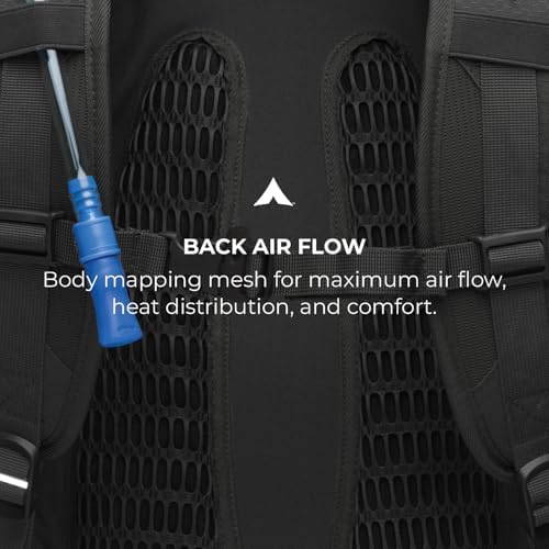 Teton Oasis Hydration Backpack – Lightweight Water Pack with Bladder for Hiking, Running, Cycling, Biking – 18L/22L Sizes – Sewn-in Rain Cover – Fits Men and Women