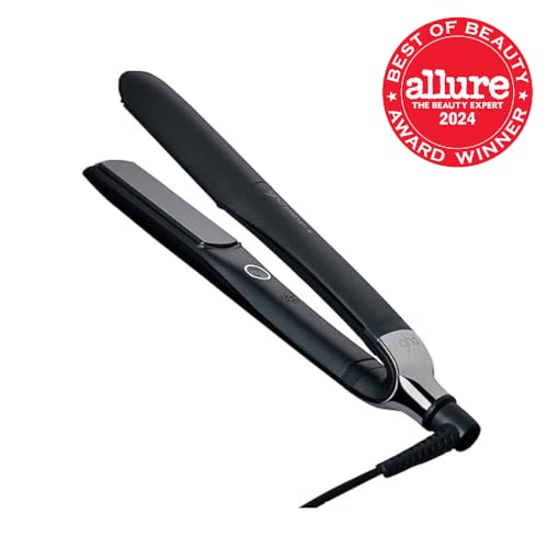 ghd Platinum+ Styler ― 1" Flat Iron Hair Straightener, Professional Ceramic Hair Styling Tool for Stronger Hair, More Shine, & More Color Protection ― Black