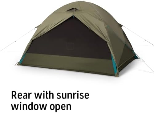 Kelty Daydreamer 4P + 6P Camping Tent, Blackout Fabric, Interior Light Diffusing Gear Loft, Standing Height, PFAS Free