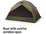 Kelty Daydreamer 4P + 6P Camping Tent, Blackout Fabric, Interior Light Diffusing Gear Loft, Standing Height, PFAS Free