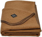 Arcturus Military Wool Blanket - Warm, Thick, Washable - Great for Outdoors, Camping, Stadium Blanket, Picnics, Travel - Car & Bushcraft Survival Kits, Large 64in x 88in 4.5 lb