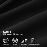 Willit Women's Quick-Dry Capris Hiking Travel Pants Striped Woven Workout Pants with Pockets Lightweight