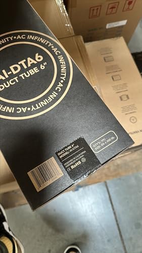 AC Infinity Flexible 6-Inch Aluminum Ducting, Heavy-Duty Four-Layer Protection, 25-Feet Long for Heating Cooling Ventilation and Exhaust