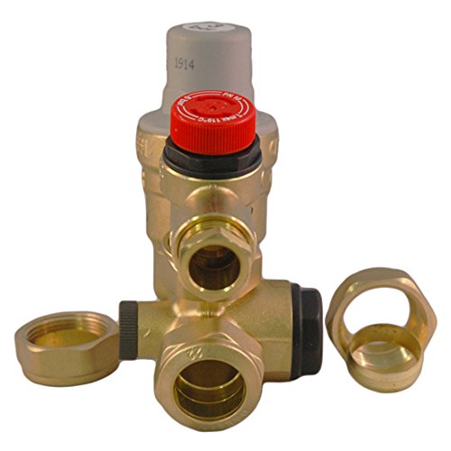 Caleffi - 22mm Inlet Control Multibloc Valve Group 533002CST by Altecnic Caleffi