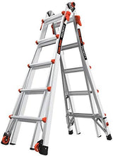 Little Giant Ladders, Velocity with Ratchet Levelers, M22, 22 Ft, Multi-Position Ladder, Aluminum, Type 1A, 300 lbs Weight Rating, (15422-801)