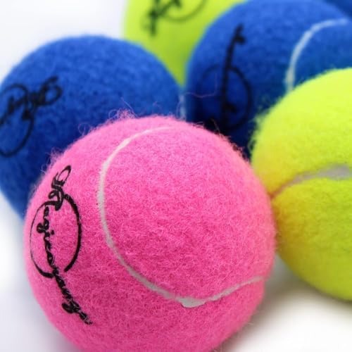 Magicorange Tennis Balls, 12 Pack Advanced Training Tennis Balls Practice Balls, Come with Mesh Bag for Easy Transport, Good for Beginner Training Ball