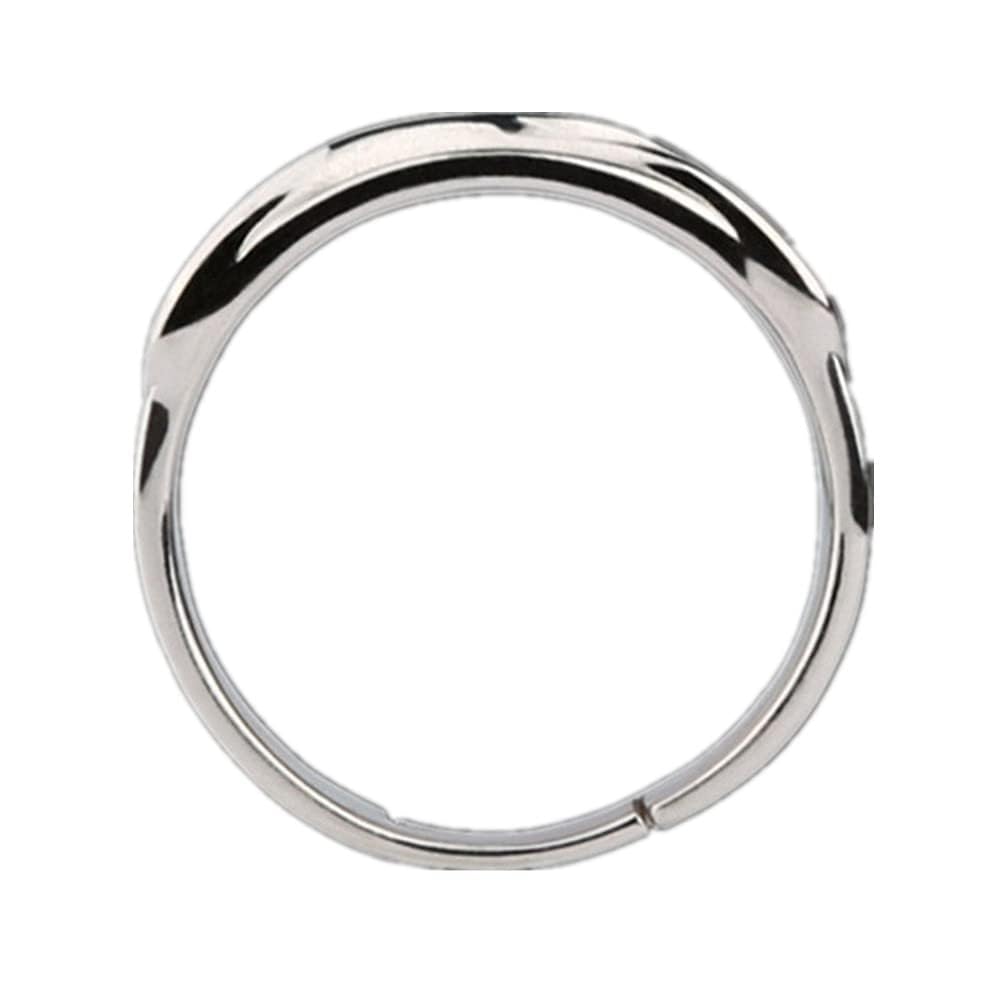 Anime Super Black GK Time Ring Silver Finger Rings Earring Fashion