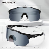 HAAYOT Polarized Sports Sunglasses for Men Women Youth Baseball Cycling Running Softball Biking Glasses 5 Lenses