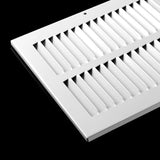 14x8 Vent Cover(Duct Opening Size),Air Return Vent Cover,Flat Vent Cover,Rejillas De Aire Acondicionado para Casa,Return Air Grilles,Outer Dimensions:15.75"Wx9.75"H(14"W x 8"H, Duct Opening)