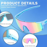 3PACK Kids Sunglasses Polarized Youth Baseball Sunglasses Boys Girls Softball Cycling UV400 Protection Goggles