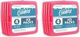 Cool Coolers by Fit + Fresh, Reusable & Long-Lasting Slim Ice Packs, Cold Packs for Lunch Boxes, Ice Packs for Lunch Bags