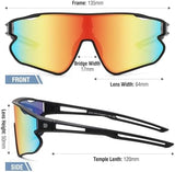 DUCO Kids Sunglasses Youth Baseball Sun Glasses Lightweight TR90 Frame UV400 Sports Cycling Shades for Boys Girls DK268