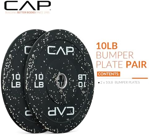 CAP Barbell Rubber Olympic Bumper Plate | Multiple Options/Colors