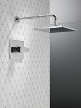 Delta Faucet Modern Raincan Square Single-Function Shower Valve Trim Kit Gold, Shower Faucet Set, Rainfall Shower Head Gold, Delta Shower Kit, Champagne Bronze T14268-CZ-PP (Valve Not Included)