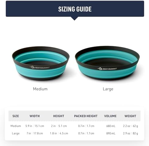 Sea to Summit Frontier Ultralight Collapsible Bowl