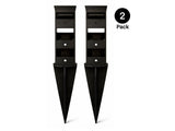 Stake It Garden Stake Anchors | No-Dig Trellis Support | 12-Inch 2-Pack