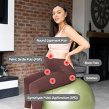 BABYGO® Birthing Ball for Pregnancy & Labor + Our Award Winning Book - Exercise, Birth & Recovery Plan, 5X Stronger Than a Yoga Ball with Eco Friendly Material