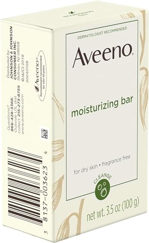 AVEENO Naturals Moisturizing Bar for Dry Skin 3.50 oz (Pack of 12) - Packaging May Vary