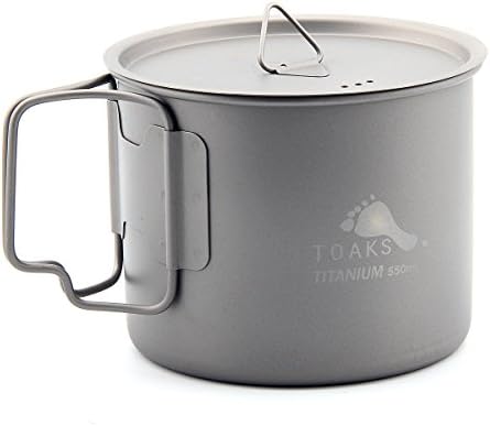 TOAKS LIGHT Titanium 550ml Pot (Ultralight Version)