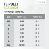 FlipBelt Classic Running Belt, Running Fanny Pack for Women and Men, USA Company