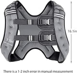 Prodigen Weighted Vest for Women and Men 8 12 16 20 25 30 Lbs with Reflective Stripe and Double Adjustable Buckle Straps Weight Vests for Strength Training, Jogging, Cardio, Weight Loss