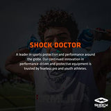 Shock Doctor Orthodontic Mouth Guard for Braces for Sports, Hockey, Lacrosse, Football, Baseball, Braces Mouth Guard, Upper Teeth Protection, Adult & Youth Mouth Guard Sizes, Blue