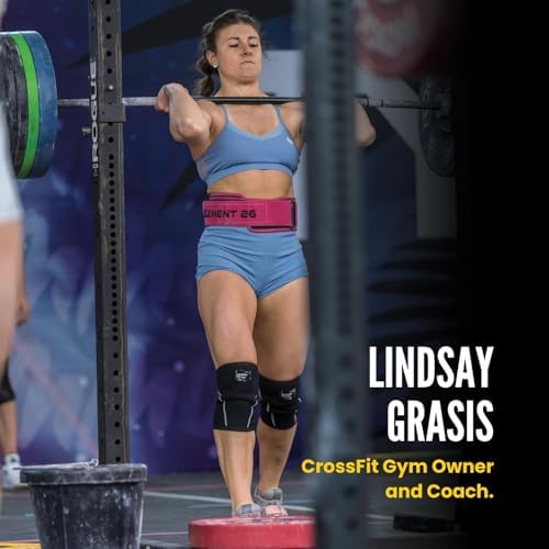 Self-Locking Weight Lifting Belt - Premium Weightlifting Belt for Serious Functional Fitness, Weight Lifting, and Olympic Lifting Athletes - Lifting Support for Men and Women - Deadlift Training Belt