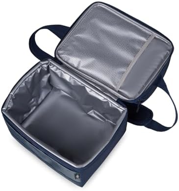 Soft Cooler Gripper Evergreen Eco Lunch Bag, 16-Can Dual Compartment Lunch Cooler, Insulated Lunch Box, Soft Sided Cooler Bag