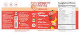 SmartyPants Kids Multivitamin Gummies - Improved Formula: Omega 3 (DHA/EPA), Vitamins D3, C, B12, B6, Vitamin A, K & Zinc, Gluten Free, Three Fruit Flavors, 60 Count (30 Day Supply)