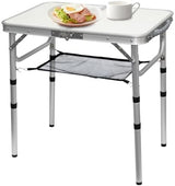 Small Camping Table 2Ft Folding Table 3 Adjustable Height Portable Lightweight Table Aluminum Fold Up Dining Table for Picnic,Beach BBQ,Cooking, Bed Working Outdoor & Indoor