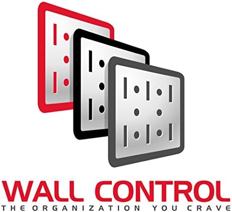 Wall Control 30-P-3232B Black Metal Pegboard Pack - (2) 32" Tall x 16" Wide Black Pegboards